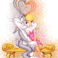 Bugs Bunny And Lover.gif