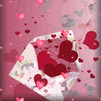 love letter and hearts.gif